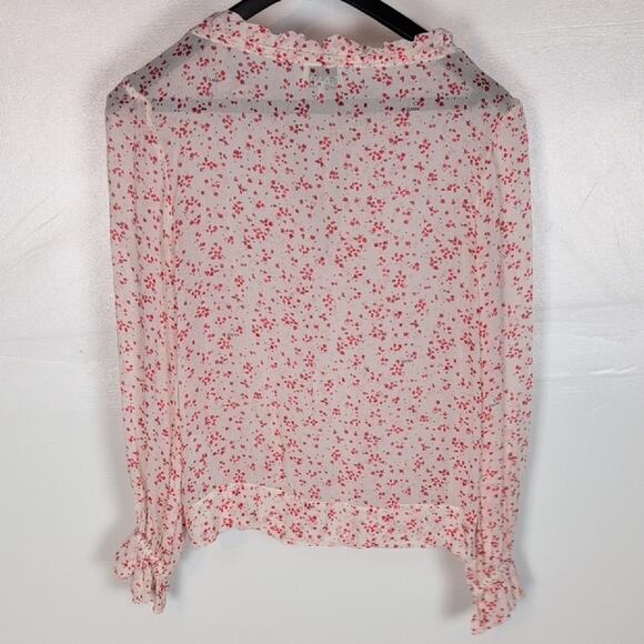 Ganni Sheer Floral Top - Picture 6 of 15